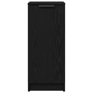 Mobile per scarpe con lo scaffale Rovere nero 29.5 x 35 x 70 cm 862778