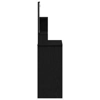 Tavolo da Trucco con cassetto Rovere nero 86.5 x 35 x 136 cm 862783