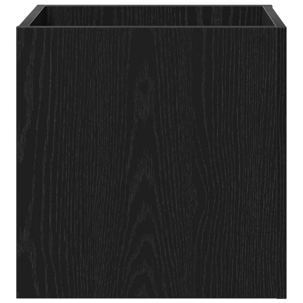 Scatola per vasiVaso-Contenitore per Piante Rovere Nero 40 x 38.5 x 40 cm