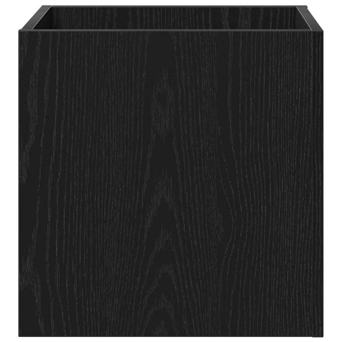 Scatola per vasiVaso-Contenitore per Piante Rovere Nero 40 x 38.5 x 40 cm