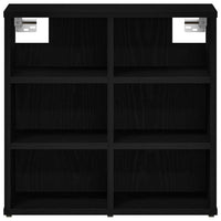 Scarpiera  - Set di 2 in rovere nero - 52,5 x 30 x 50 cm 862790