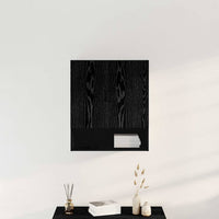 Armadio a muro  Nero Rovere 60x30x70 cm in legno ingegnerizzato 862798