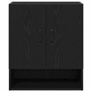 Armadio a muro  Nero Rovere 60x30x70 cm in legno ingegnerizzato 862798
