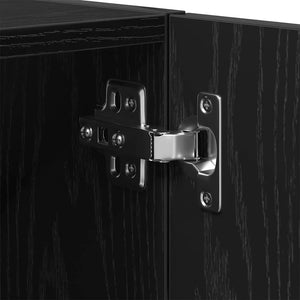 Armadietto a muro Rovere nero 60 x 30 x 60 cm Legno multistrato 862799