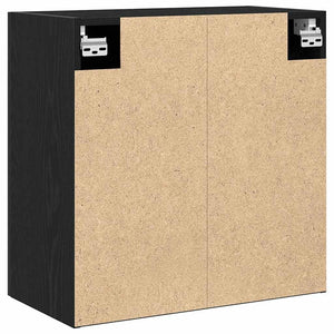 Armadietto a muro Rovere nero 60 x 30 x 60 cm Legno multistrato 862799