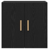Armadietto a muro Rovere nero 60 x 30 x 60 cm Legno multistrato 862799