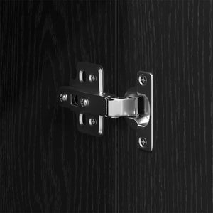 Mobile da Bagno Rovere nero 30 x 30 x 190 cm Legno multistrato 862806