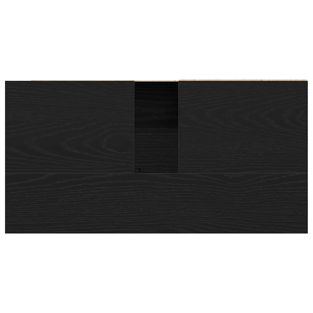 Mobile da Bagno Rovere nero 65 x 33 x 60 cm Legno multistrato 862812
