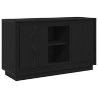 Credenza-Buffet-Armadio da cucina Rovere Nero 102 x 35 x 60 cm Legno multistrato