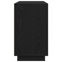 Credenza-Buffet-Armadio da cucina Rovere Nero 102 x 35 x 60 cm Legno multistrato