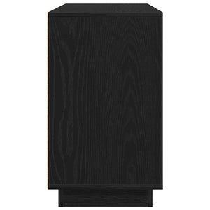 Credenza-Buffet-Armadio da cucina Rovere Nero 102 x 35 x 60 cm Legno multistrato