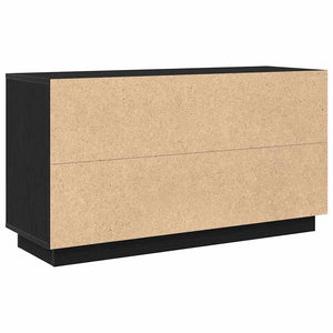 Credenza Rovere nero 102 x 35 x 55 cm Legno multistrato 862816