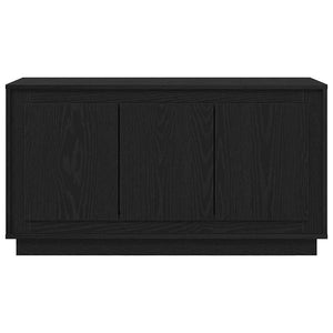 Credenza Rovere nero 102 x 35 x 55 cm Legno multistrato 862816