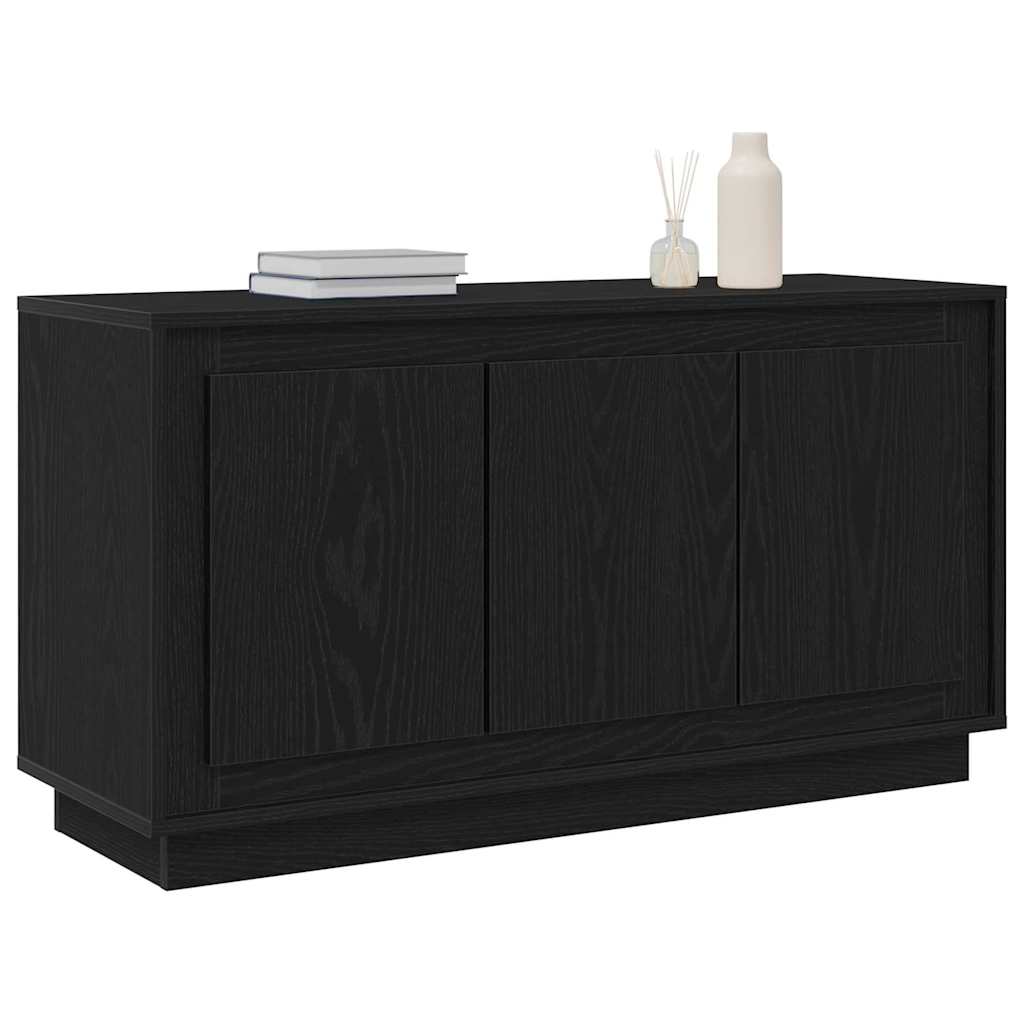 Credenza Rovere nero 102 x 35 x 55 cm Legno multistrato 862816
