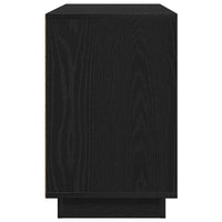 Credenza Rovere nero 102 x 35 x 55 cm Legno multistrato 862816