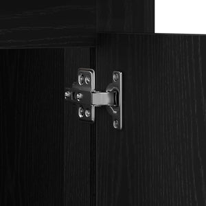 Scrivania Rovere nero 50 x 115 x 75 cm Legno multistrato 862824