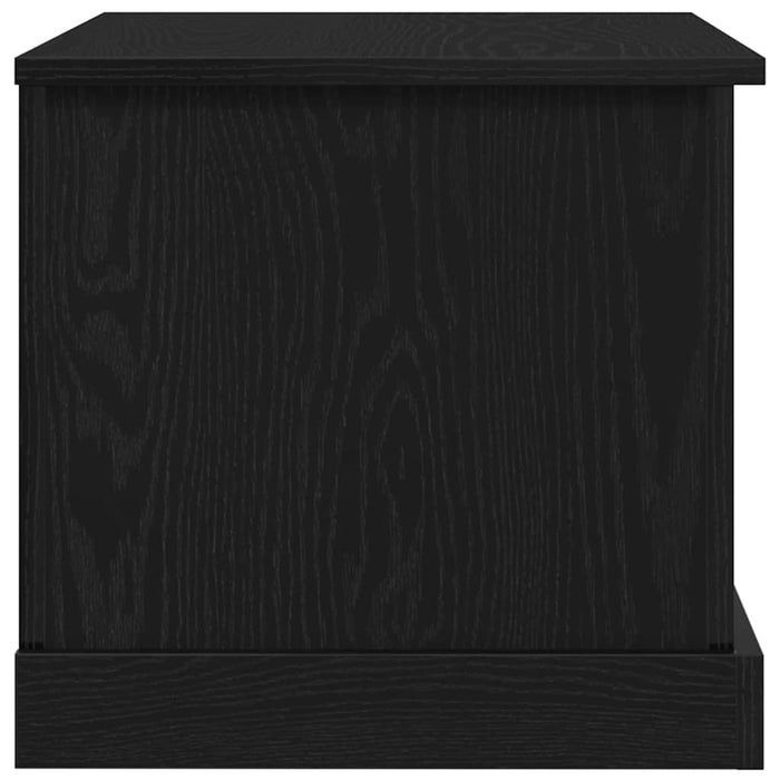 Scatola di Stoccaggio Rovere nero 70 x 40 x 28 cm 862826