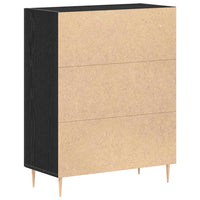 Credenza Rovere nero 69.5 x 34 x 90 cm Legno multistrato 862872