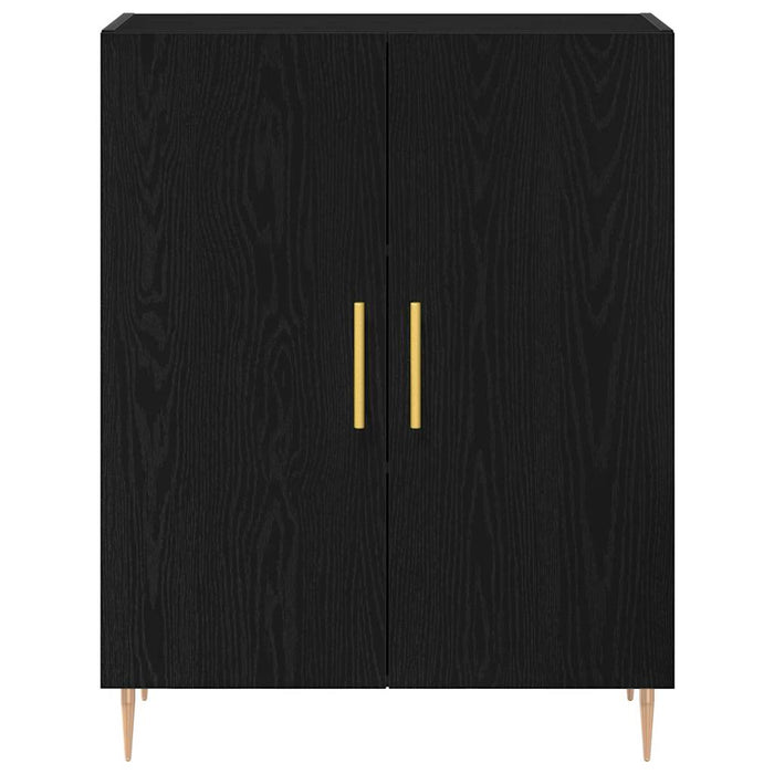 Credenza Rovere nero 69.5 x 34 x 90 cm Legno multistrato 862872