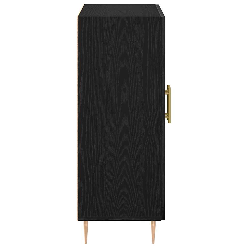Credenza Rovere nero 69.5 x 34 x 90 cm Legno multistrato 862872