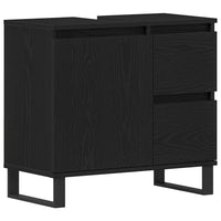 Mobile Lavabo Rovere Nero 65 x 33 x 60 cm Legno multistrato 862892