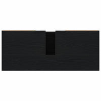 Mobiletto lavabo Rovere Nero 80 x 33 x 60 cm Legno multistrato 862894