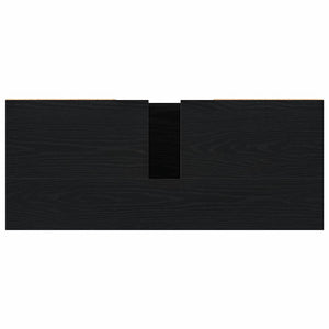 Mobiletto lavabo Rovere Nero 80 x 33 x 60 cm Legno multistrato 862894