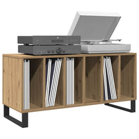 Mobile porta vinili rovere artigianale 100 x 38 x 48 cm 862906