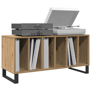 Mobile porta vinili rovere artigianale 100 x 38 x 48 cm 862906