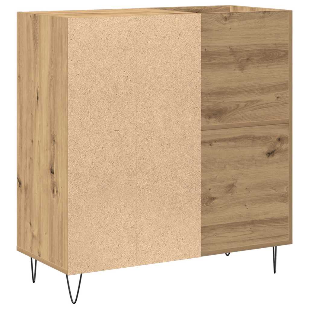 Mobile porta vinili rovere artigianale 85 x 38 x 89 cm 862912