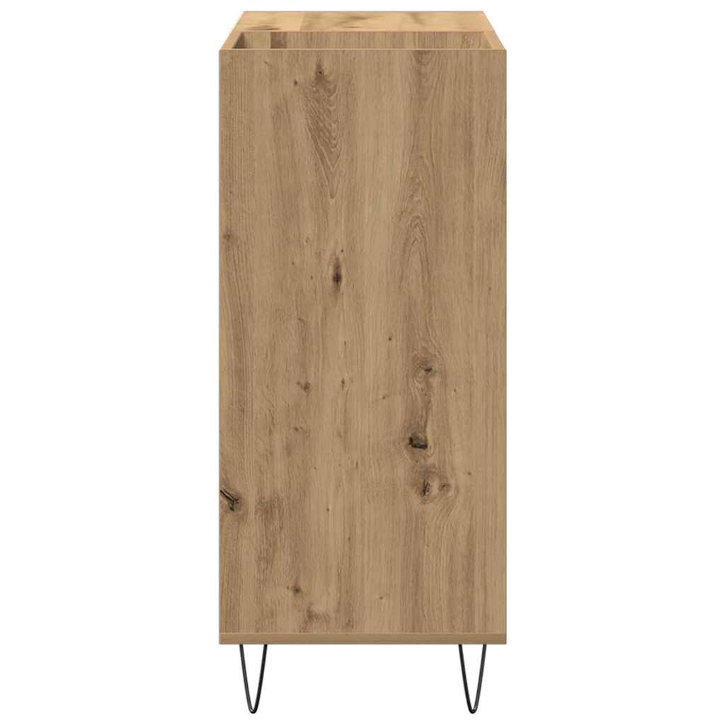 Mobile porta vinili rovere artigianale 85 x 38 x 89 cm 862912