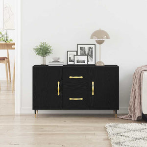 Credenza Rovere nero 100 x 36 x 60 cm Legno multistrato 862956