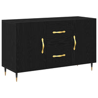 Credenza Rovere nero 100 x 36 x 60 cm Legno multistrato 862956