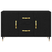 Credenza Rovere nero 100 x 36 x 60 cm Legno multistrato 862956