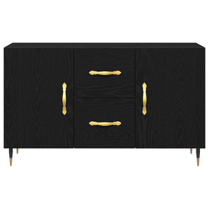 Credenza Rovere nero 100 x 36 x 60 cm Legno multistrato 862956