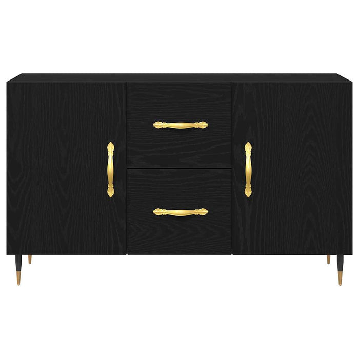 Credenza Rovere nero 100 x 36 x 60 cm Legno multistrato 862956