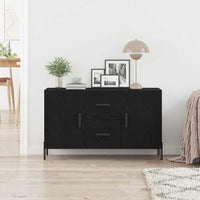 Credenza Rovere nero 100 x 36 x 60 cm Legno multistrato 862958