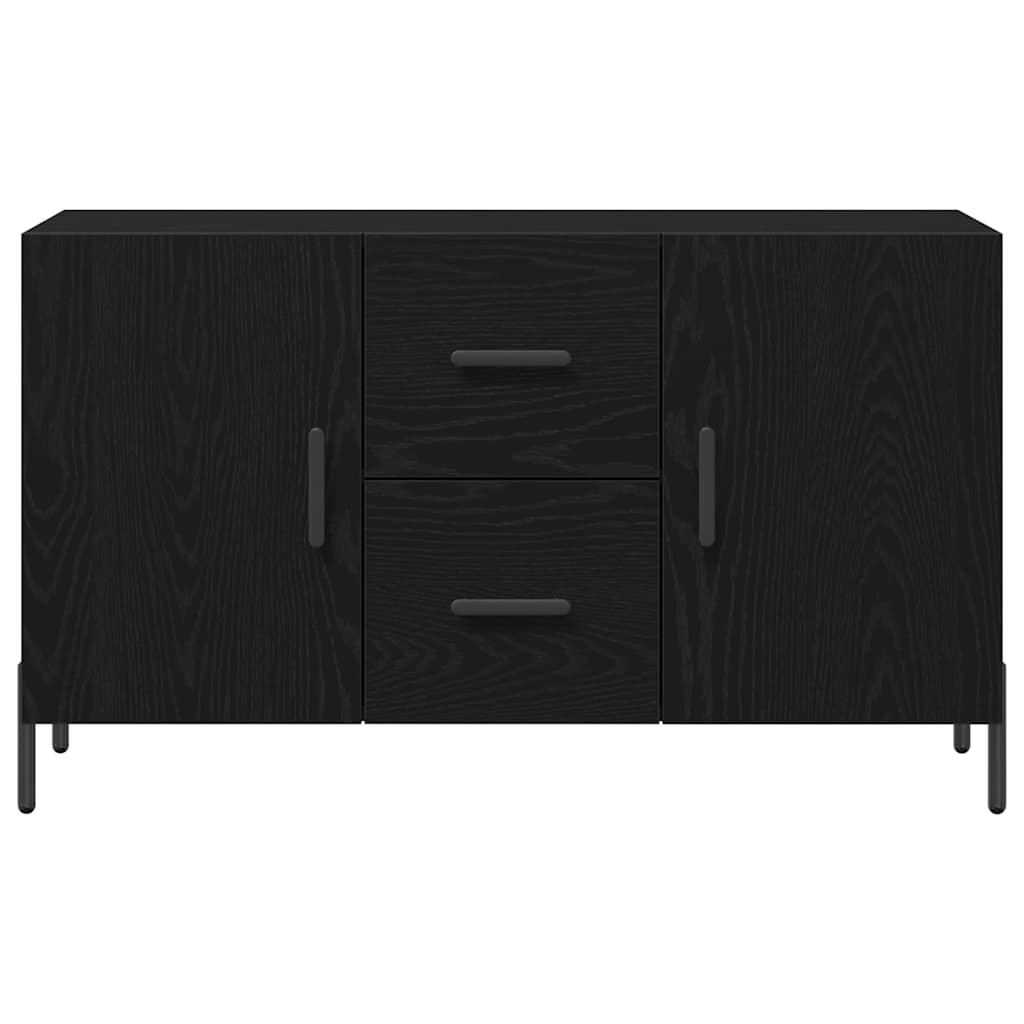 Credenza Rovere nero 100 x 36 x 60 cm Legno multistrato 862958