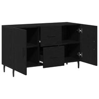 Credenza Rovere nero 100 x 36 x 60 cm Legno multistrato 862959