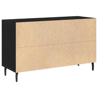 Credenza Rovere nero 100 x 36 x 60 cm Legno multistrato 862959