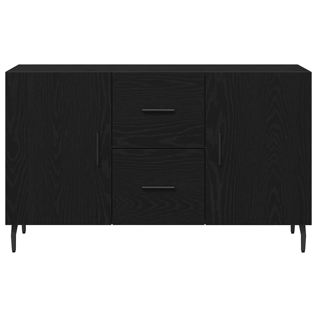 Credenza Rovere nero 100 x 36 x 60 cm Legno multistrato 862959
