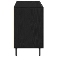 Credenza Rovere nero 100 x 36 x 60 cm Legno multistrato 862959