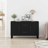 Credenza Rovere nero 100 x 36 x 60 cm Legno multistrato 862960