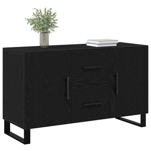Credenza Rovere nero 100 x 36 x 60 cm Legno multistrato 862960