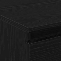 Tavolino da Caffè with Drawer Rovere nero 90 x 50 x 36.5 cm 862963