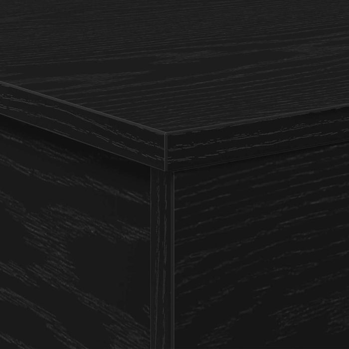 Tavolino da Salotto-Tavolino da soggiorno-Tavolo Rovere Nero 60 x 44,5 x 45 cm 176014