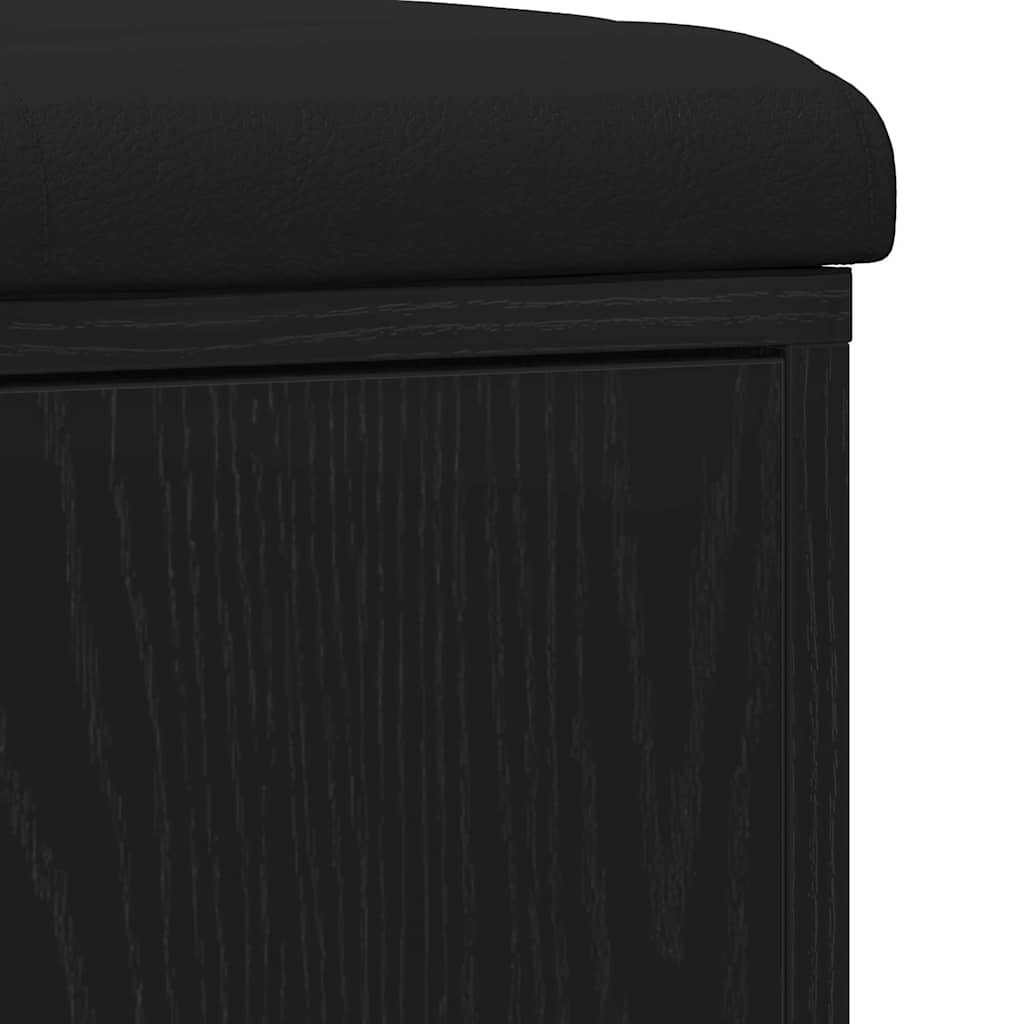 Panca per scarpe Nero 100 x 30 x 48 cm Legno multistrato 862986
