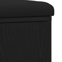 Panca per scarpe Nero 100 x 30 x 48 cm Legno multistrato 862986