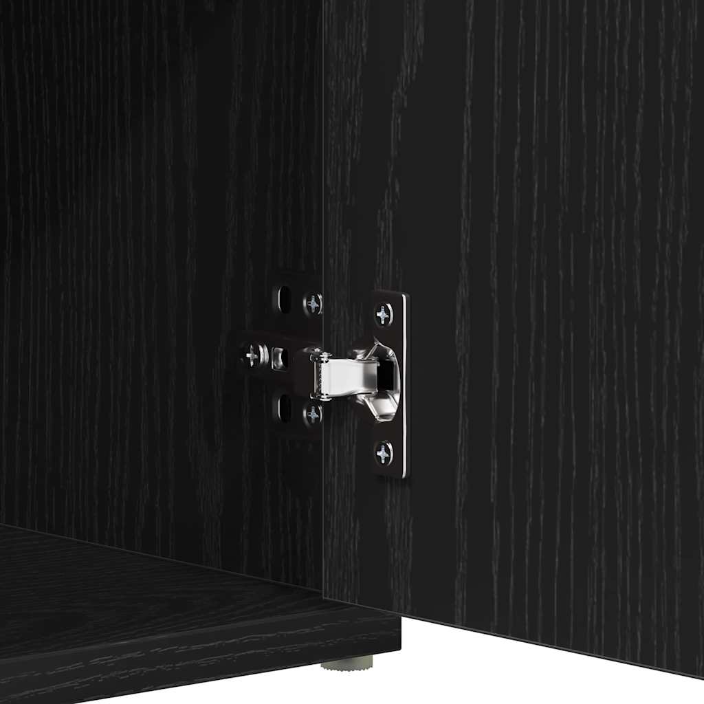 Panca per scarpe Nero 100 x 30 x 48 cm Legno multistrato 862986