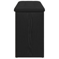 Panca per scarpe Nero 100 x 30 x 48 cm Legno multistrato 862988